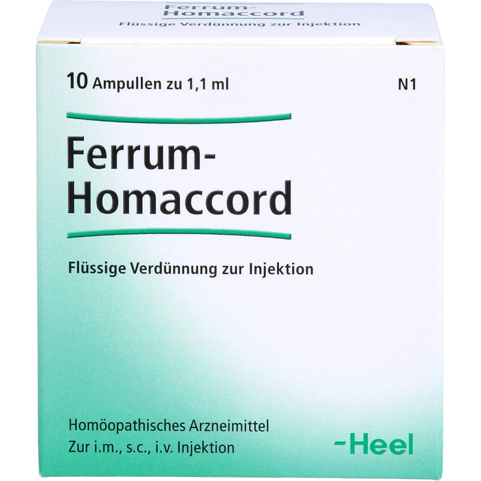 Ferrum-Homaccord® Inj.-Lsg., 10 St. Ampullen