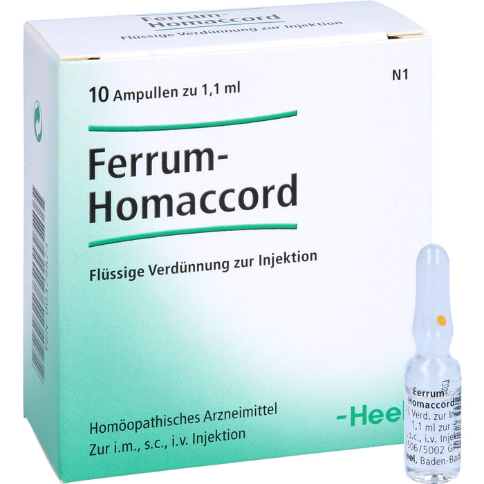 Ferrum-Homaccord  Inj.-Lsg., 10 St. Ampullen