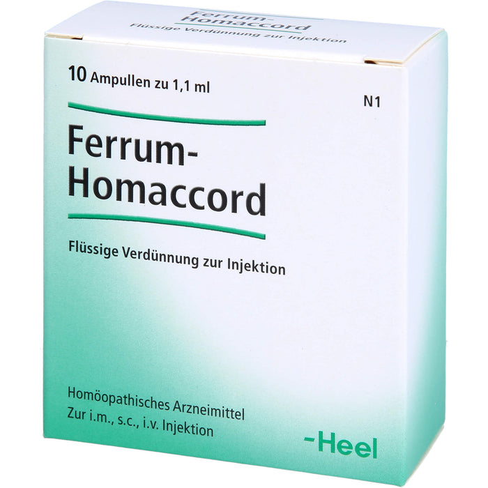 Ferrum-Homaccord  Inj.-Lsg., 10 St. Ampullen
