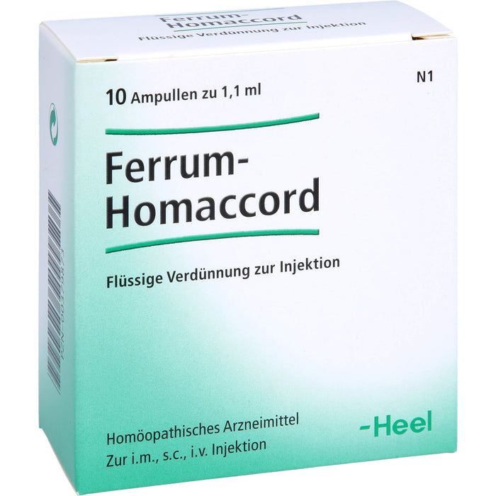 Ferrum-Homaccord  Inj.-Lsg., 10 St. Ampullen