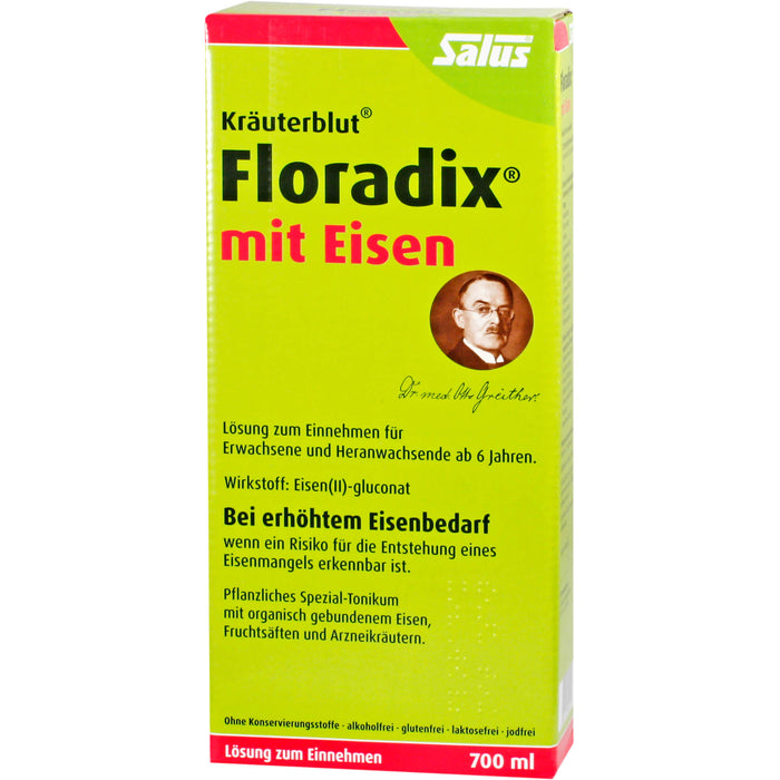 Floradix mit Eisen Lösung, 700 ml Lösung