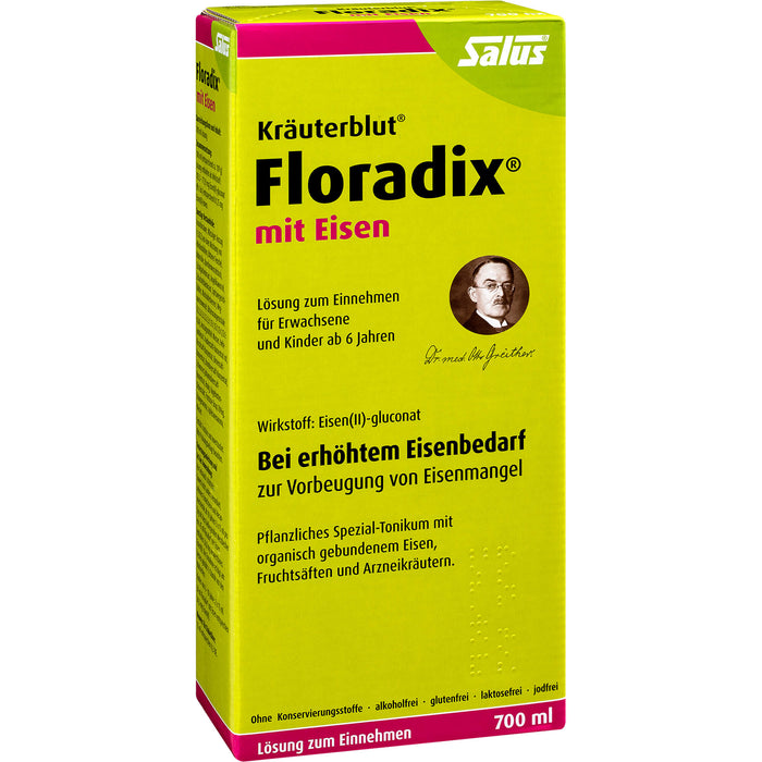 Floradix mit Eisen Lösung, 700 ml Lösung