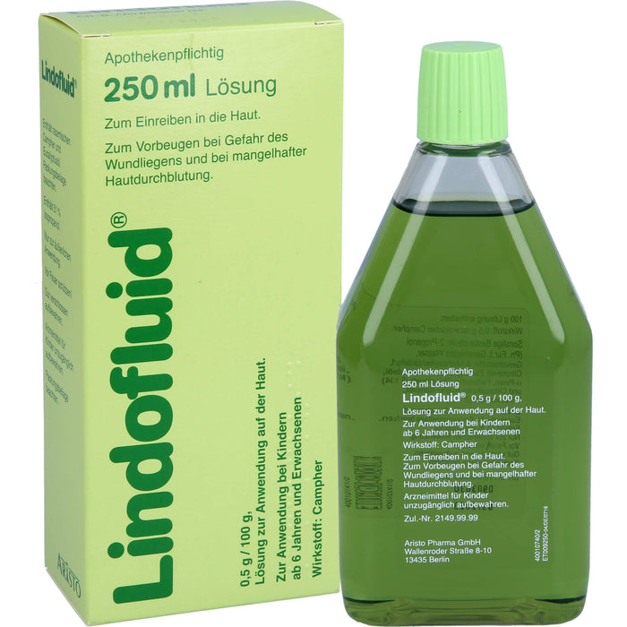 Lindofluid® Lösung bei Gefahr des Wundliegens sowie mangelhafter Hautdurchblutung, 250 ml Lösung
