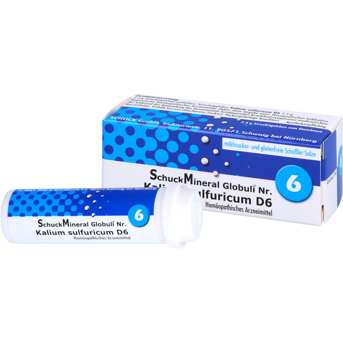 Schuckmineral Globuli 6 Kalium sulfuricum D6, 7.5 g GLO