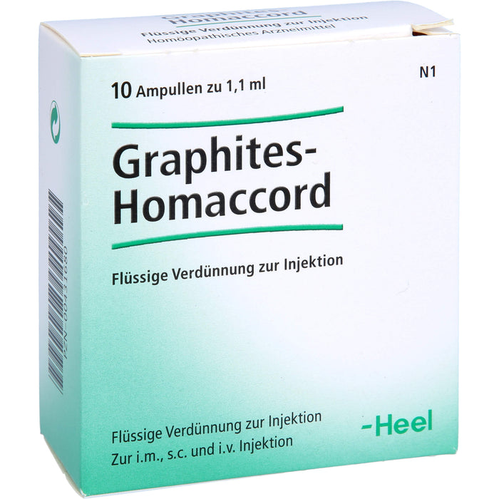 Heel Graphites-Homaccord flüssige Verdünnung zur Injektion, 10 St. Ampullen