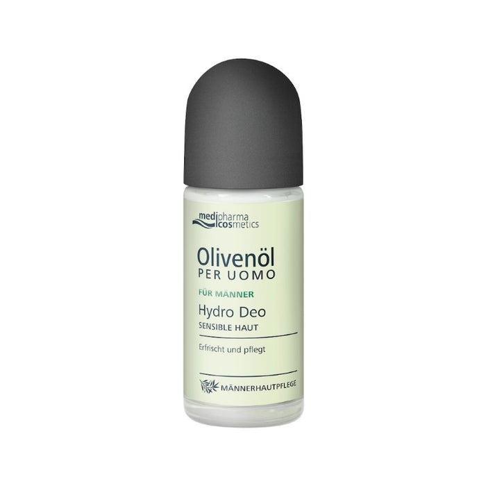 Medipharma Cosmetics Olivenöl Per Uomo Hydro Deo sensible Haut, 50 ml Roll-On