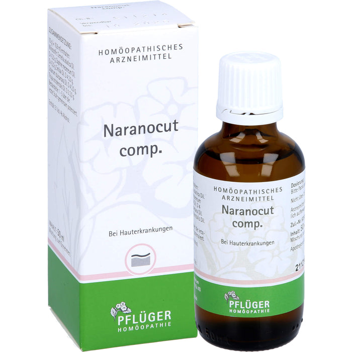 Pflüger Naranocut comp. Tropfen bei Hauterkrankungen, 50 ml Lösung
