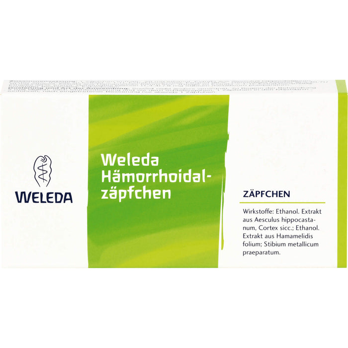 WELEDA Hämorrhoidalzäpfchen, 10 St. Zäpfchen