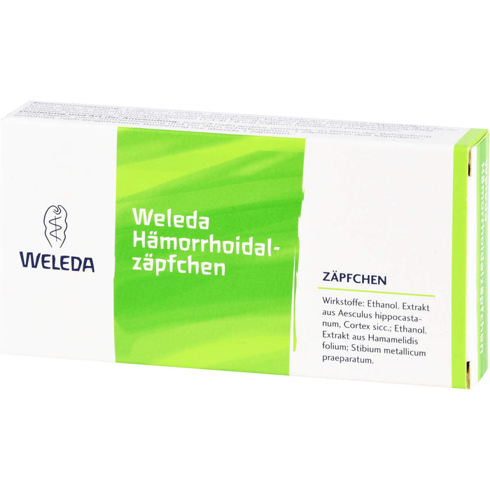 WELEDA Hämorrhoidalzäpfchen, 10 St. Zäpfchen