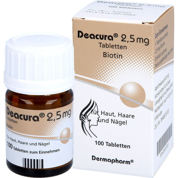 Deacura® 2,5 mg, Tabletten, 100 St TAB