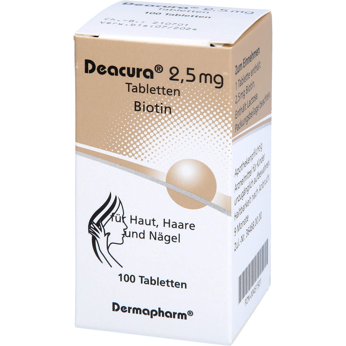 Deacura® 2,5 mg, Tabletten, 100 St TAB