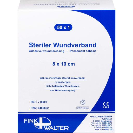 Steriler Wundverband 8cmx10cm, 50 St VER