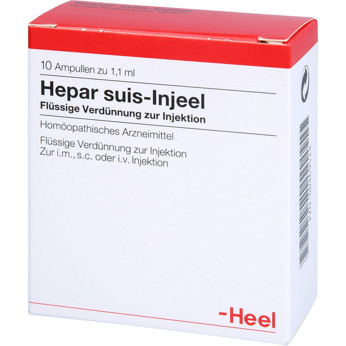 Hepar suis-Injeel Inj.-Lsg., 10 St. Ampullen