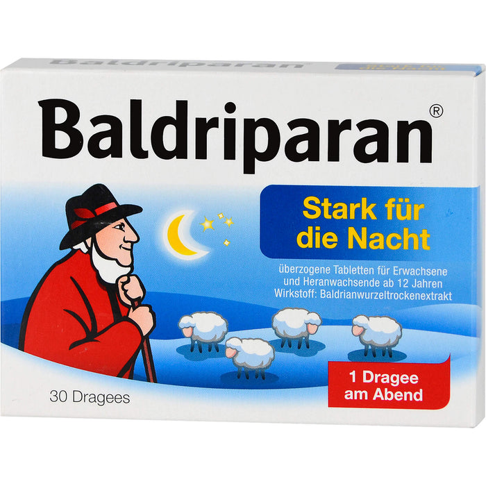 Baldriparan Stark für die Nacht Dragees, 30 pcs. Tablets