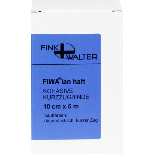 Kompressionsbinde kohäsiv mit kurzem Zug 10cmx5m, 1 St BIN