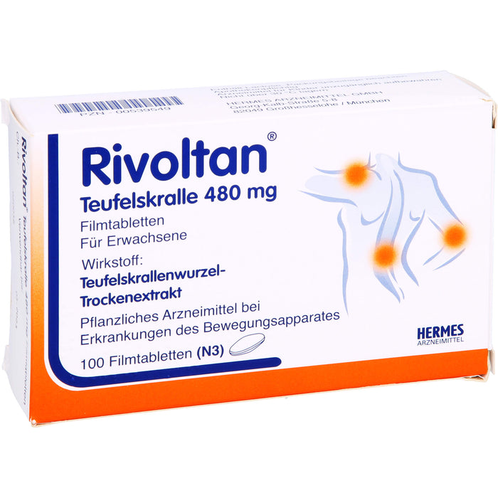 Rivoltan® Teufelskralle 480 mg, Filmtabletten, 100 St. Tabletten