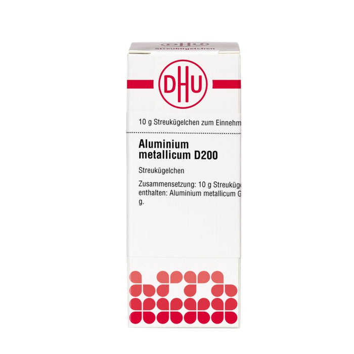 DHU Aluminium metallicum D200 Streukügelchen, 10 g Globuli