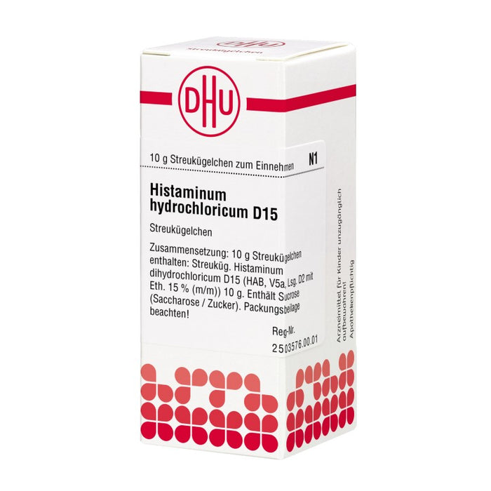 DHU Histaminum hydrochloricum D15 Streukügelchen, 10 g Globuli