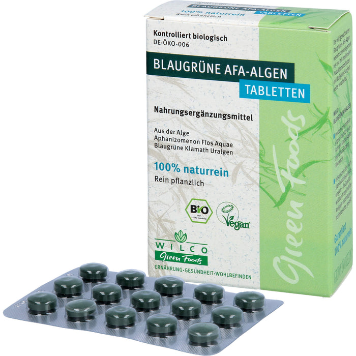 Wilco Blaugrüne AFA-Algen Tabletten, 60 St. Tabletten