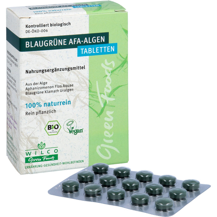 Wilco Blaugrüne AFA-Algen Tabletten, 60 St. Tabletten