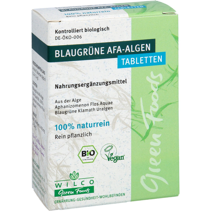 Wilco Blaugrüne AFA-Algen Tabletten, 60 St. Tabletten