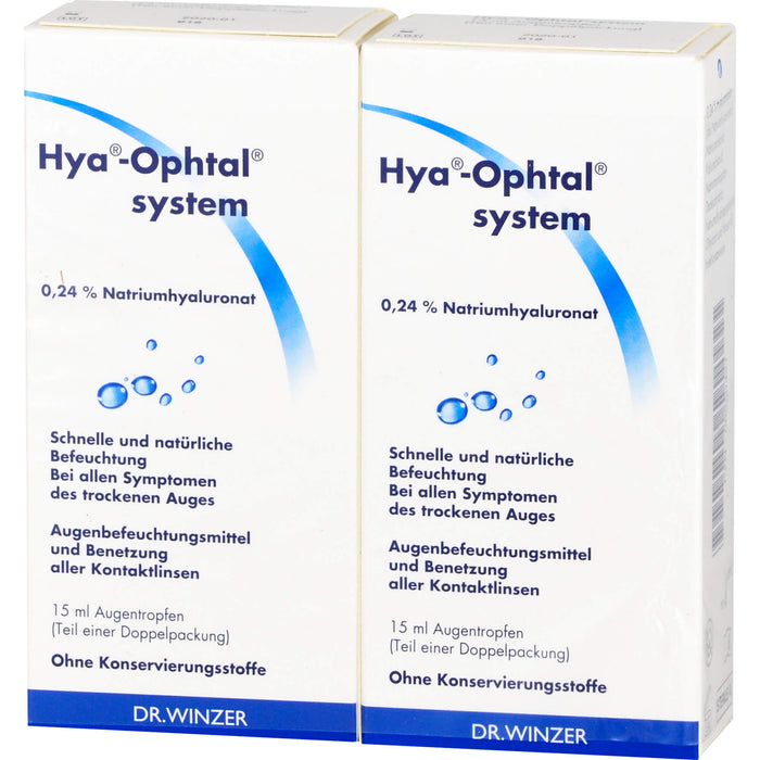 Hya-Ophtal system, 2X15 ml ATR