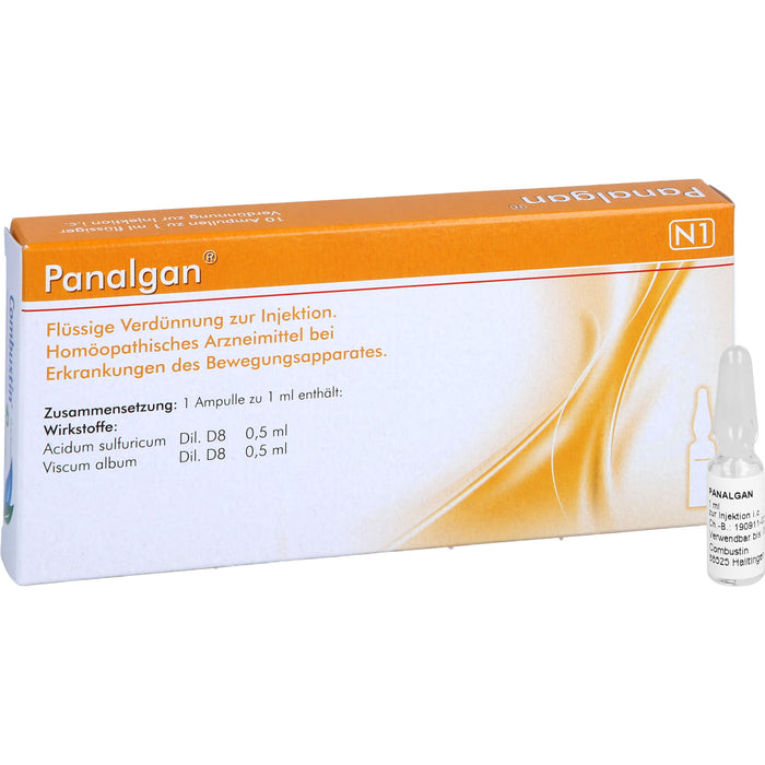 PANALGAN, Flüssige Verdünnung zur Injektion, 10 St AMP