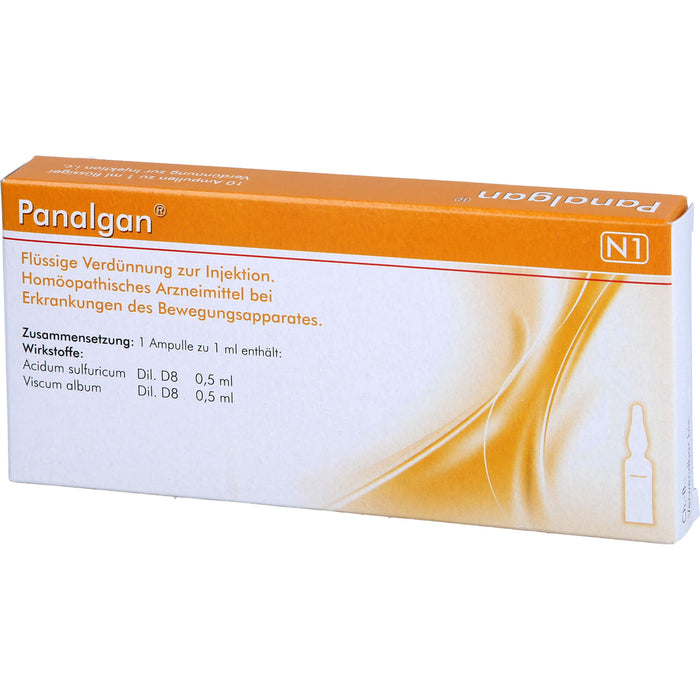 PANALGAN, Flüssige Verdünnung zur Injektion, 10 St AMP