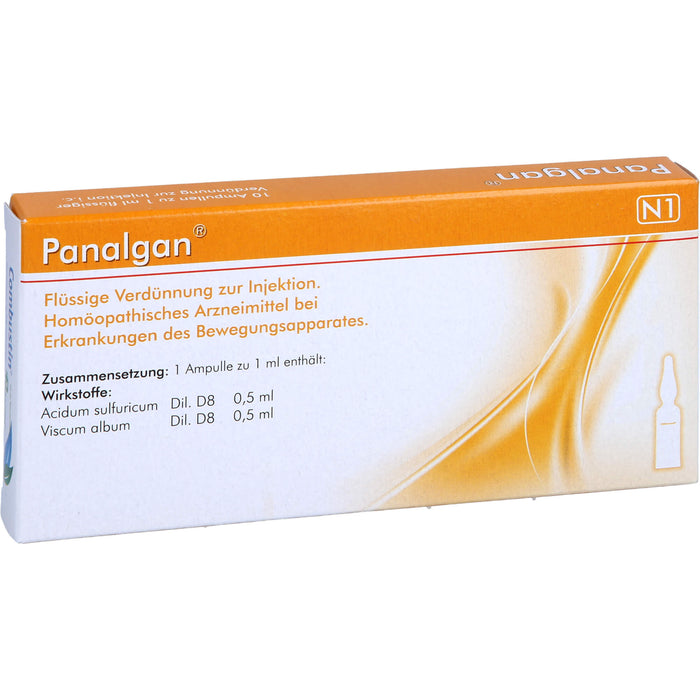 PANALGAN, Flüssige Verdünnung zur Injektion, 10 St AMP