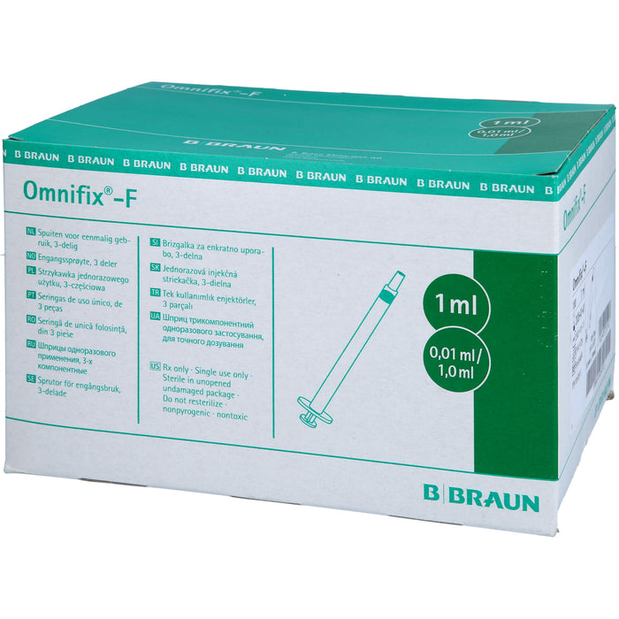 OMNIFIX F Duo 25Gx5/8 Latexfrei, 100X1 ml SRI