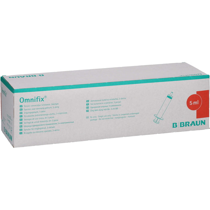 OMNIFIX Luer-Lock Solo Latexfrei, 100X5 ml SRI