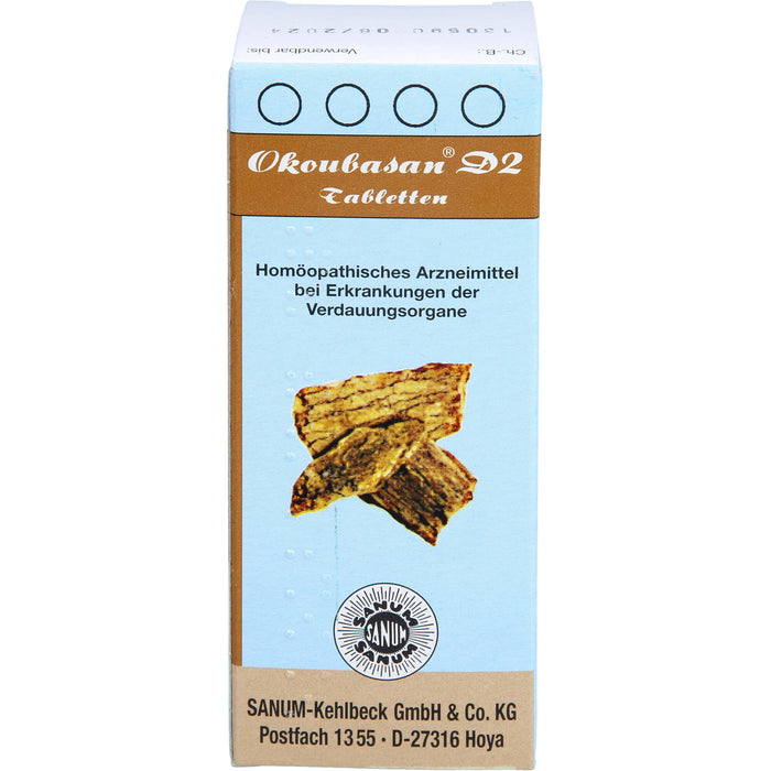 SANUM-KEHLBECK Okoubasan D2 Tabletten bei Erkrankungen der Verdauungsorgane, 80 St. Tabletten