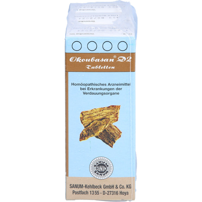 SANUM-KEHLBECK Okoubasan D2 Tabletten bei Erkrankungen der Verdauungsorgane, 240 St. Tabletten
