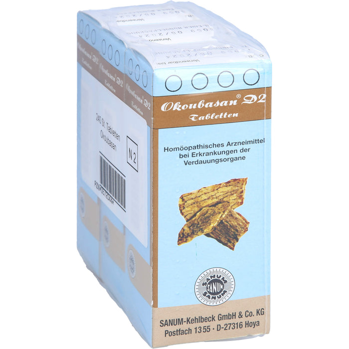 SANUM-KEHLBECK Okoubasan D2 Tabletten bei Erkrankungen der Verdauungsorgane, 240 St. Tabletten