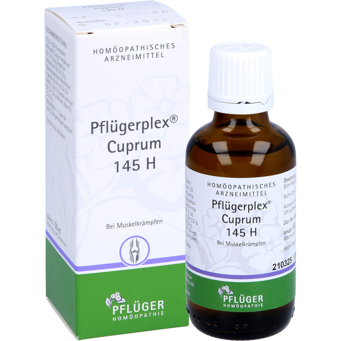 Pflügerplex Cuprum 145 H Mischung bei Muskelkrämpfen, 50 ml Lösung