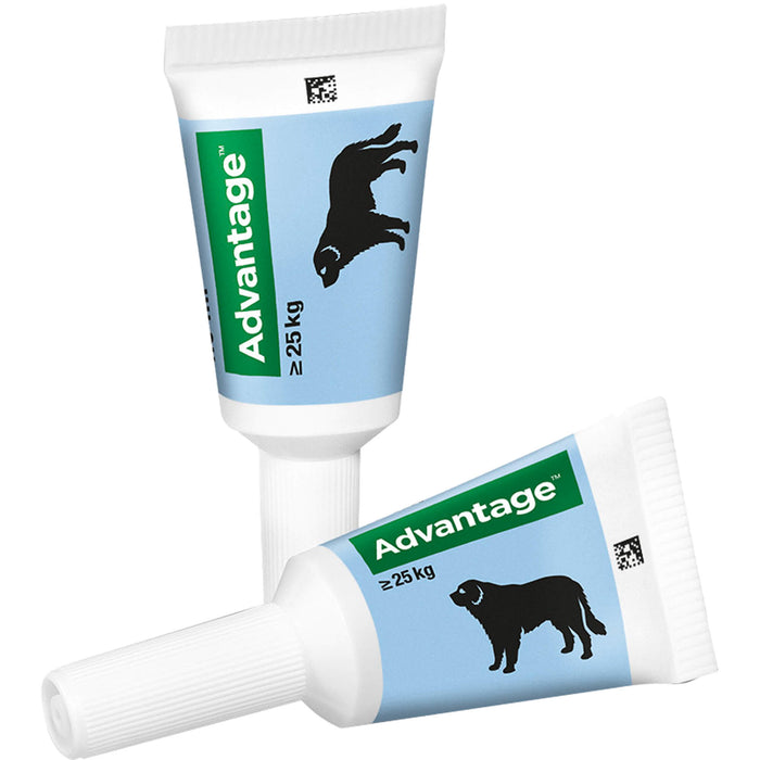 Elanco Advantage 400 bei Hunden 25 kg - 40 kg Lösung zur Vorbeugung und Behandlung des Floh- und Haarlingsbefalls, 4 St. Ampullen