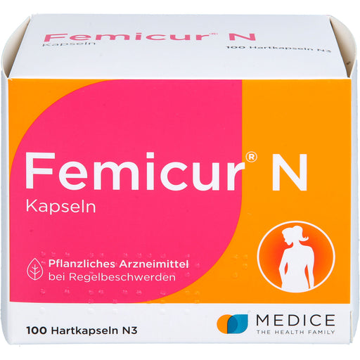 Femicur N Kapseln bei Regelbeschwerden, 100 St. Kapseln