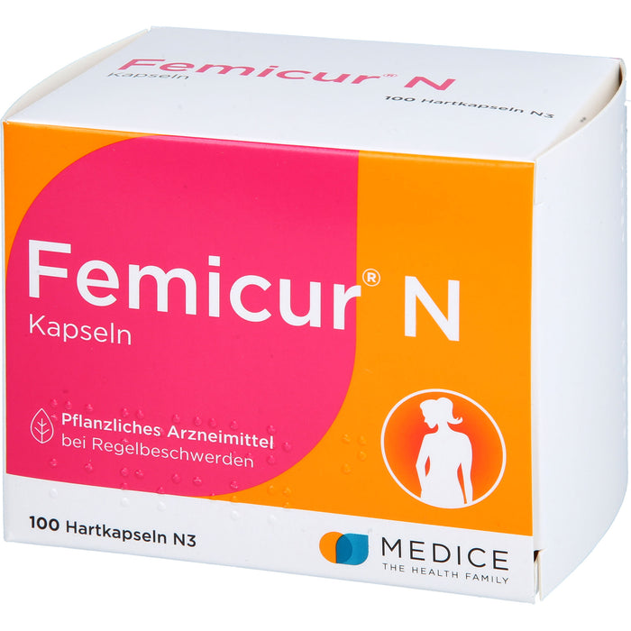 Femicur N Kapseln bei Regelbeschwerden, 100 St. Kapseln