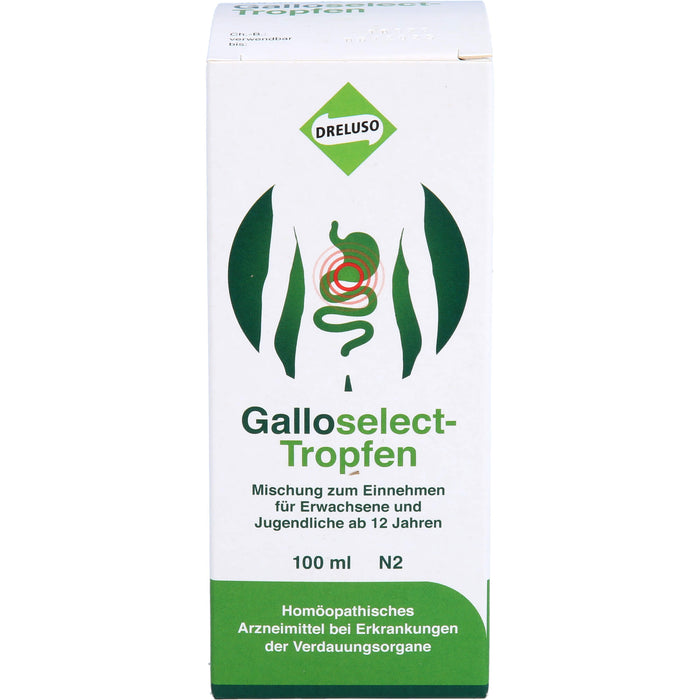 Galloselect Tropfen bei Erkrankungen der Verdauungsorgane, 100 ml Lösung