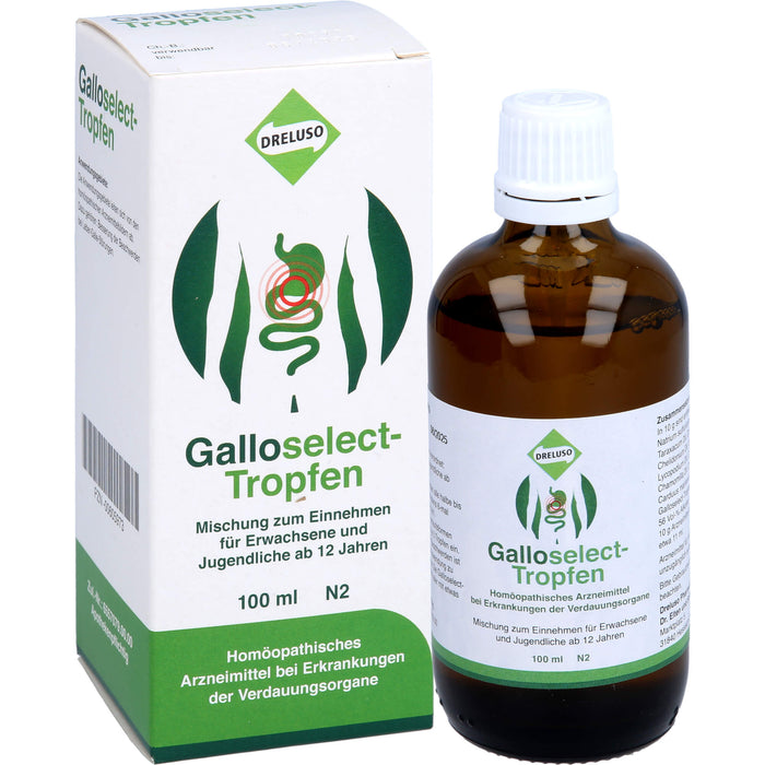 Galloselect Tropfen bei Erkrankungen der Verdauungsorgane, 100 ml Lösung