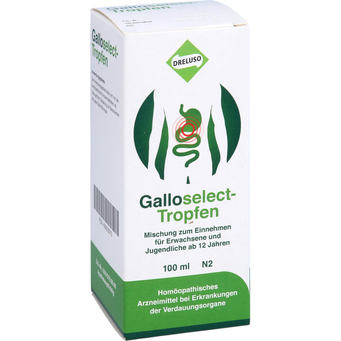 Galloselect Tropfen bei Erkrankungen der Verdauungsorgane, 100 ml Lösung