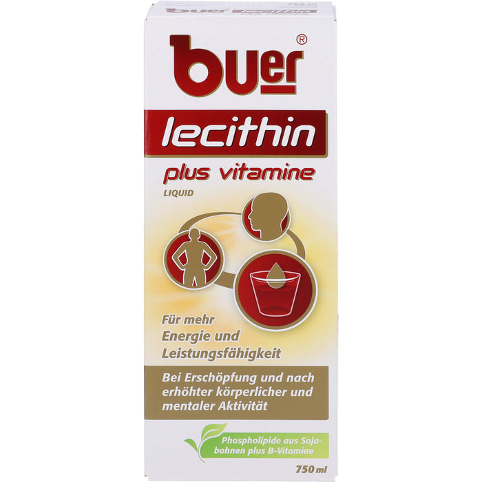 buer Lecithin plus Vitamine Lösung, 750 ml Solution