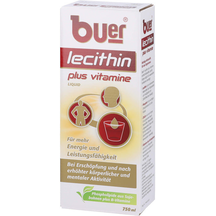 buer Lecithin plus Vitamine Lösung, 750 ml Solution