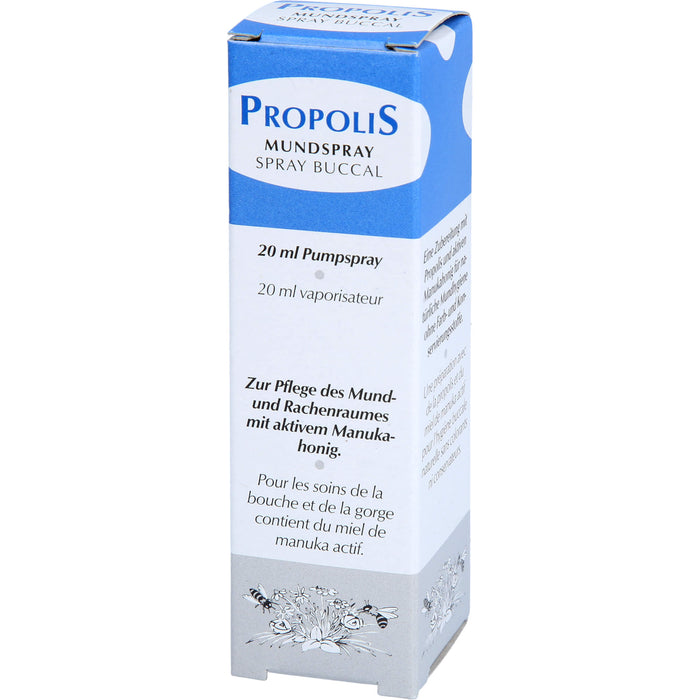 Propolis Mundspray zur Pflege des Mund- und Rachenraums, 20 ml Lösung