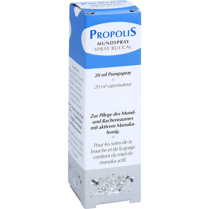 Propolis Mundspray zur Pflege des Mund- und Rachenraums, 20 ml Lösung