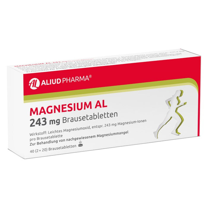 Magnesium AL 243 mg Brausetabletten, 40 St. Tabletten