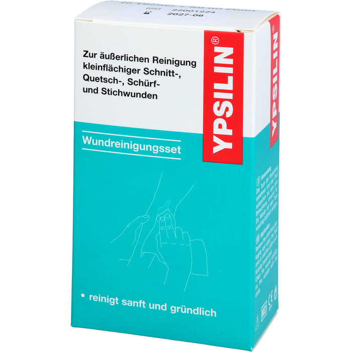 YPSILIN Wundreinigungsset zur Reinigung von kleinflächigen Wunden, 1 St. Set