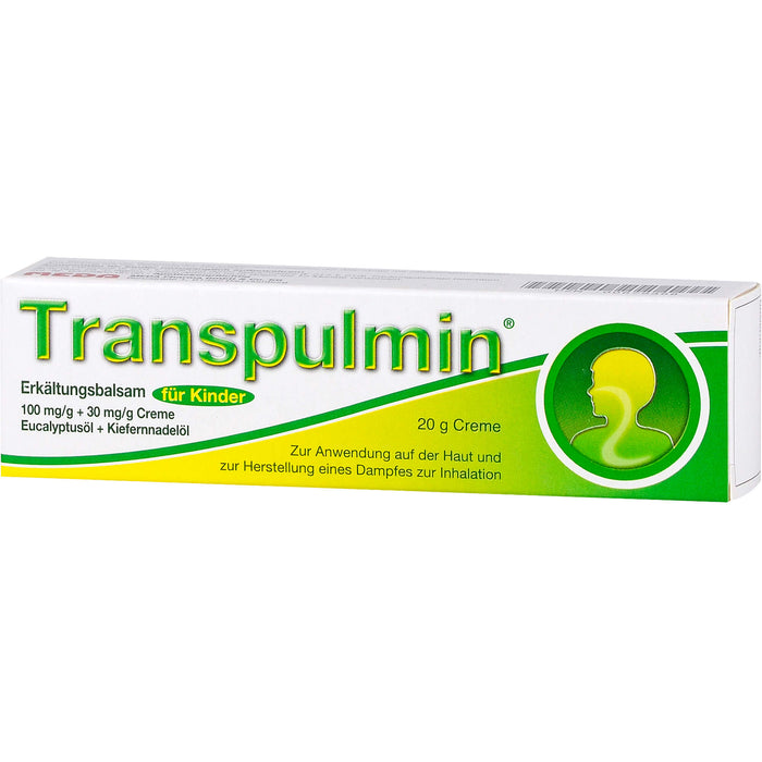 Transpulmin  Erkältungsbalsam für Kinder, 20 g Creme