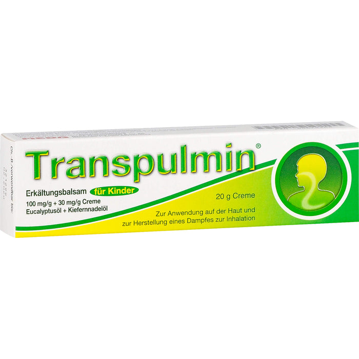 Transpulmin  Erkältungsbalsam für Kinder, 20 g Creme