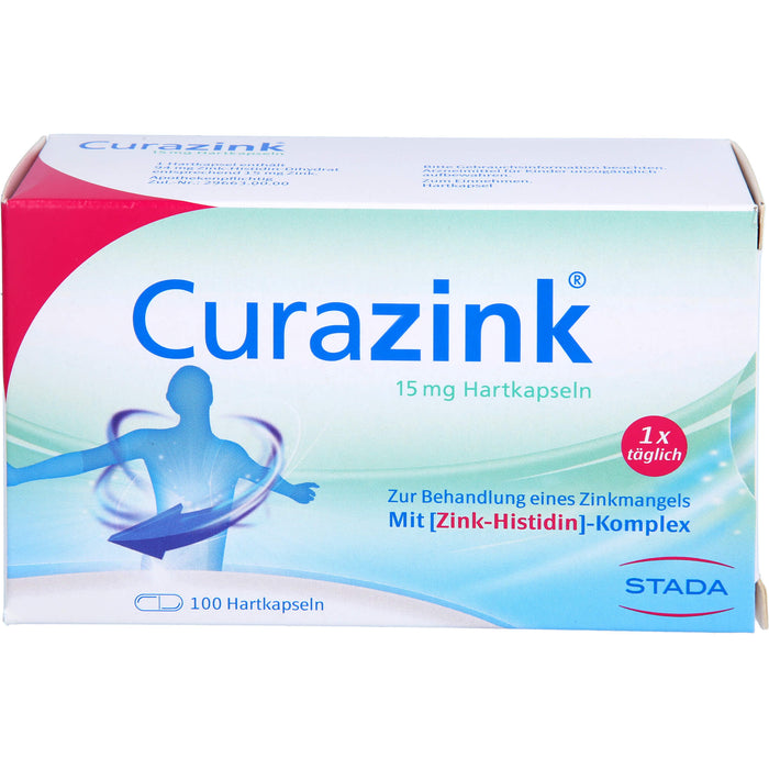 Curazink 15 mg Hartkapseln, 100 pcs. Capsules